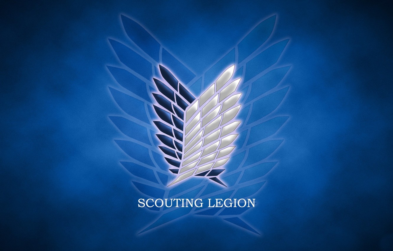 Photo Wallpaper Wallpaper, Logo, Game, Anime, Wings, - Scouting Legion Wallpaper Hd - HD Wallpaper 