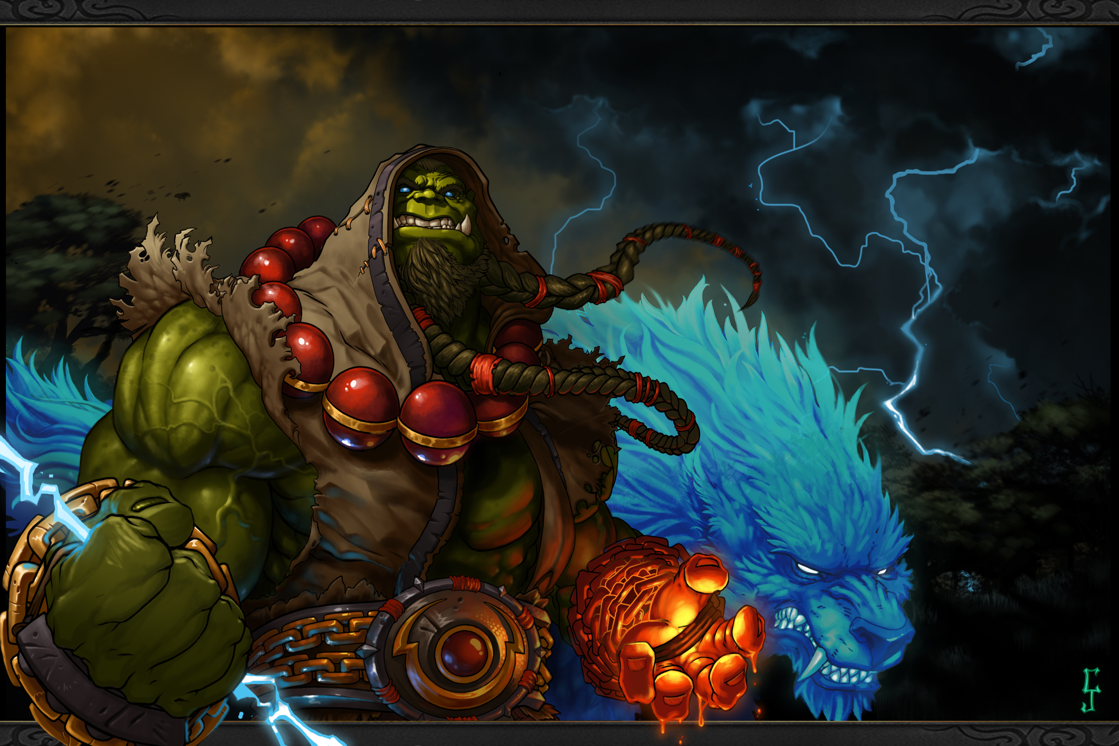 World Of Warcraft Shaman - HD Wallpaper 
