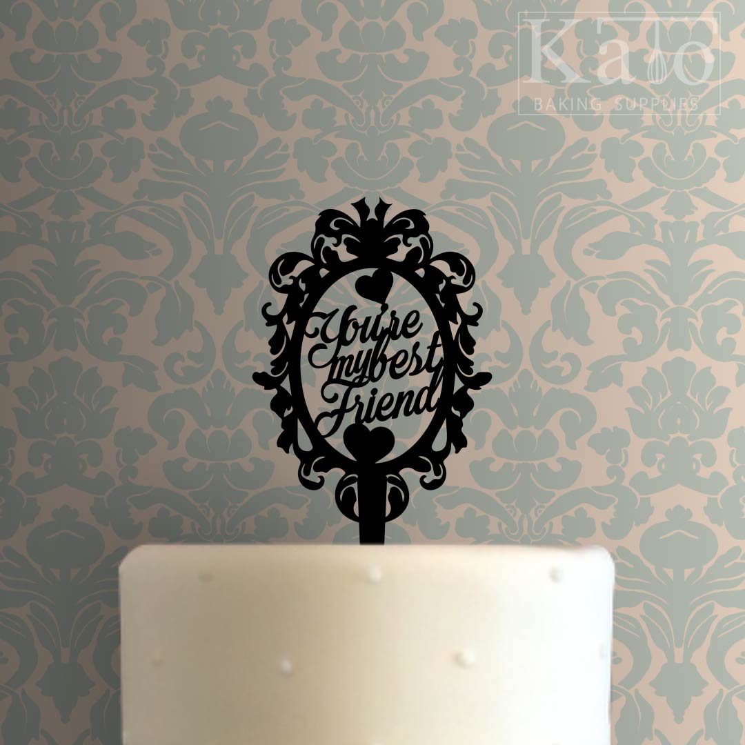 You Re My Best Friend Damask Cake Topper - Daughters Of Allamont Hall - HD Wallpaper 