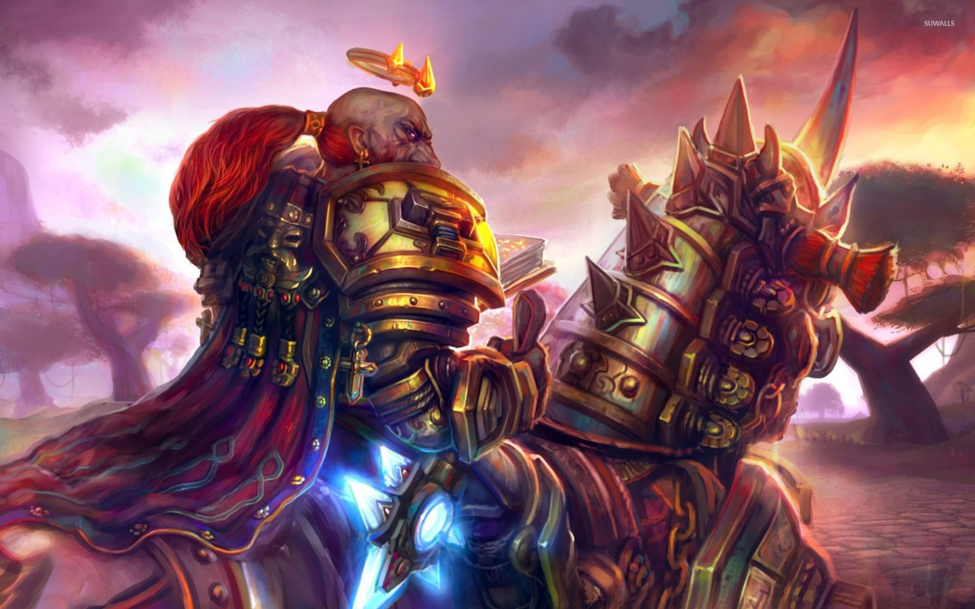 World Of Warcraft Paladin Background - HD Wallpaper 