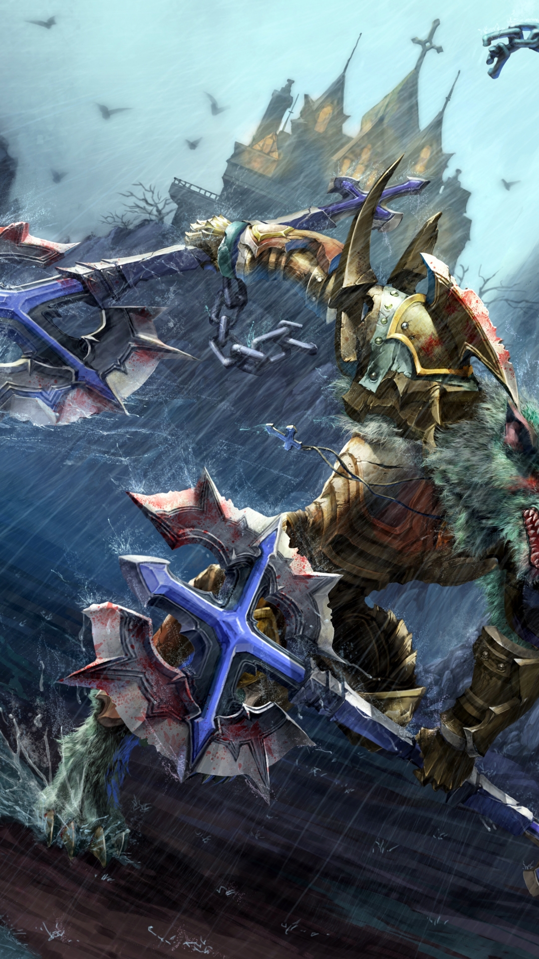 World Of Warcraft Warrior Fan Art - HD Wallpaper 