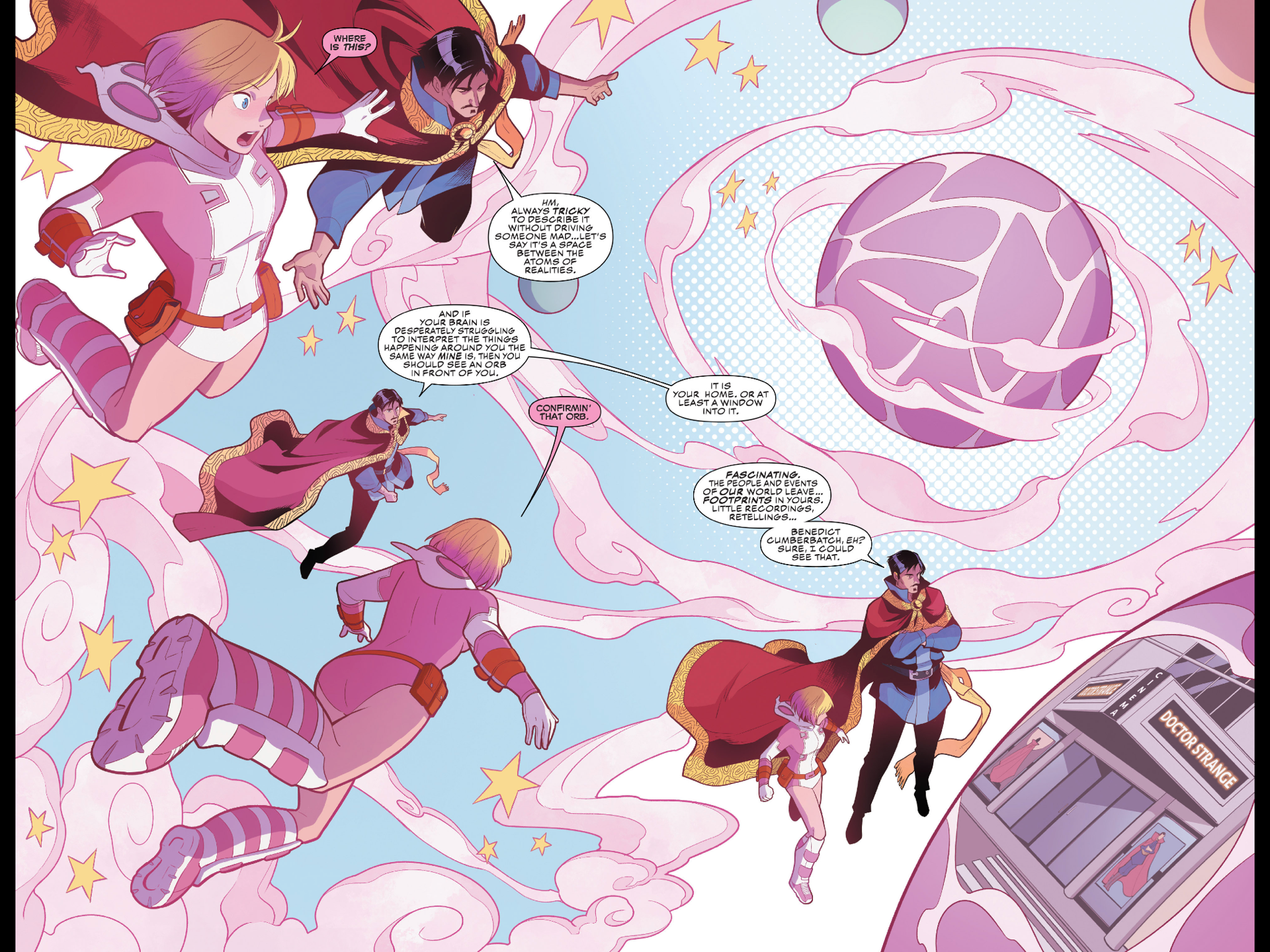 Doctor Strange Benedict Cumberbatch Comic - HD Wallpaper 