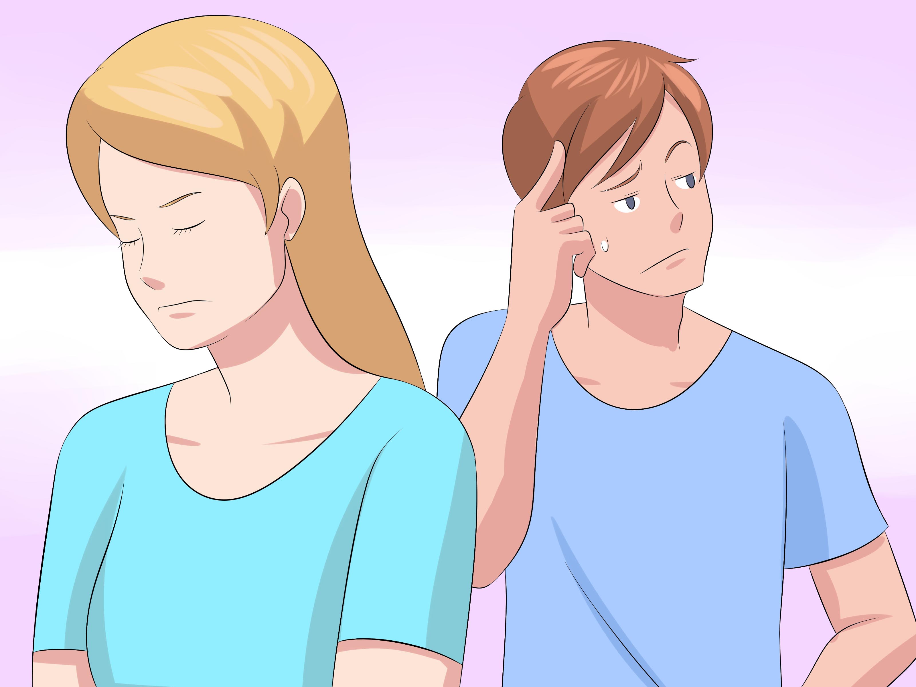 Image Titled Make The Girl You Like Miss You Step - Cartoon - HD Wallpaper 