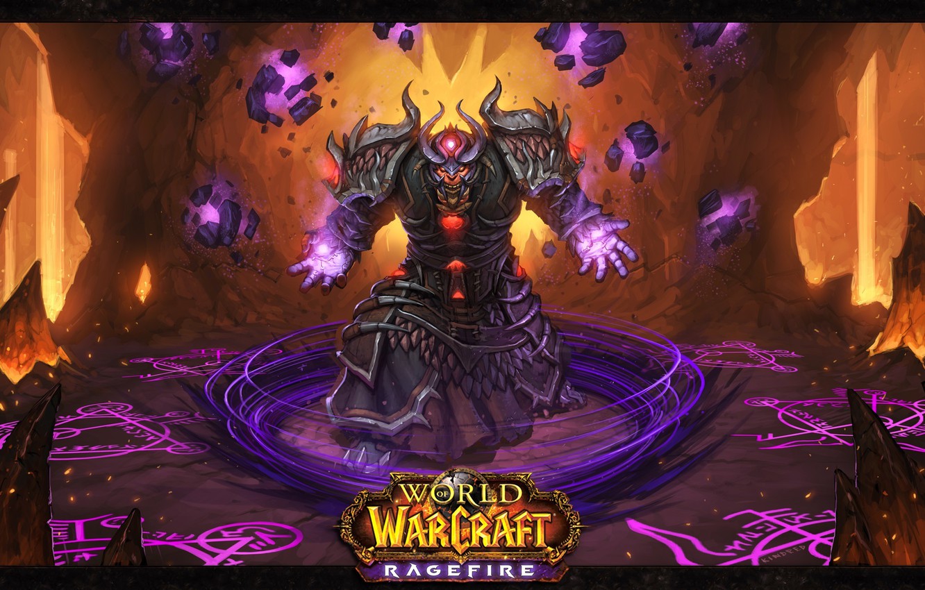 Photo Wallpaper Orc, World Of Warcraft, Dungeon, Shaman, - Wow Orc Shaman - HD Wallpaper 