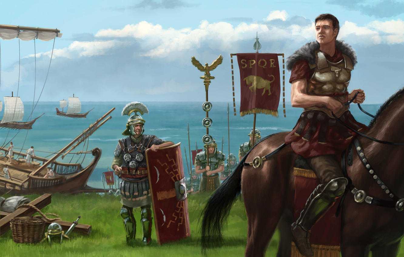 Photo Wallpaper Art, Spqr, Centurion, Roman Legionaries, - Roman Legion Art - HD Wallpaper 
