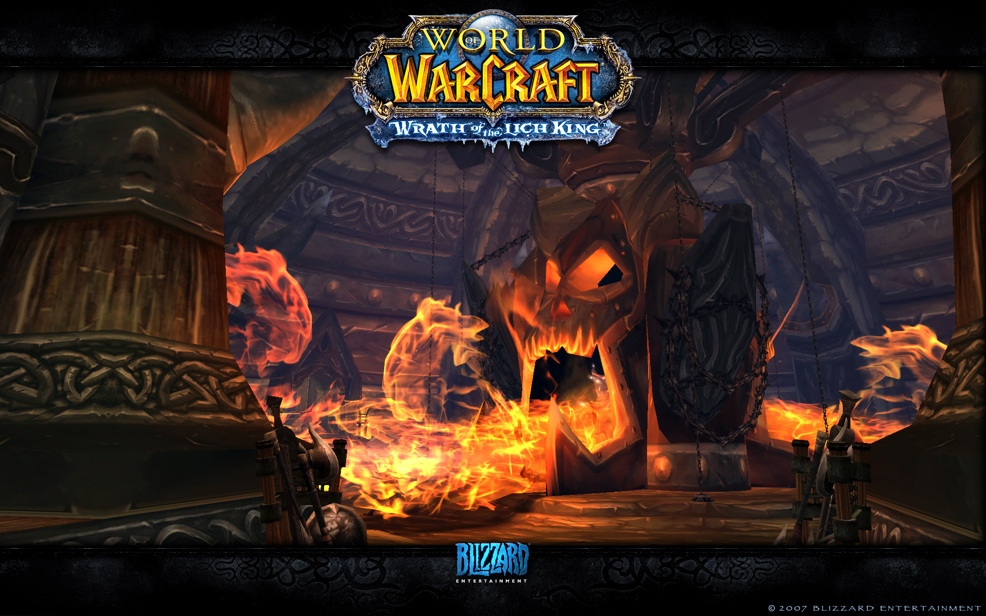 Wrath Of The Lich King Fire - HD Wallpaper 