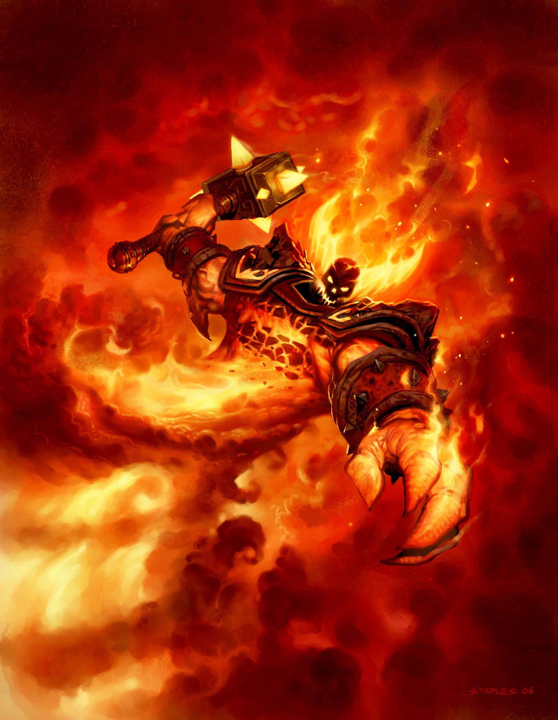 Ragnaros Hearthstone - HD Wallpaper 