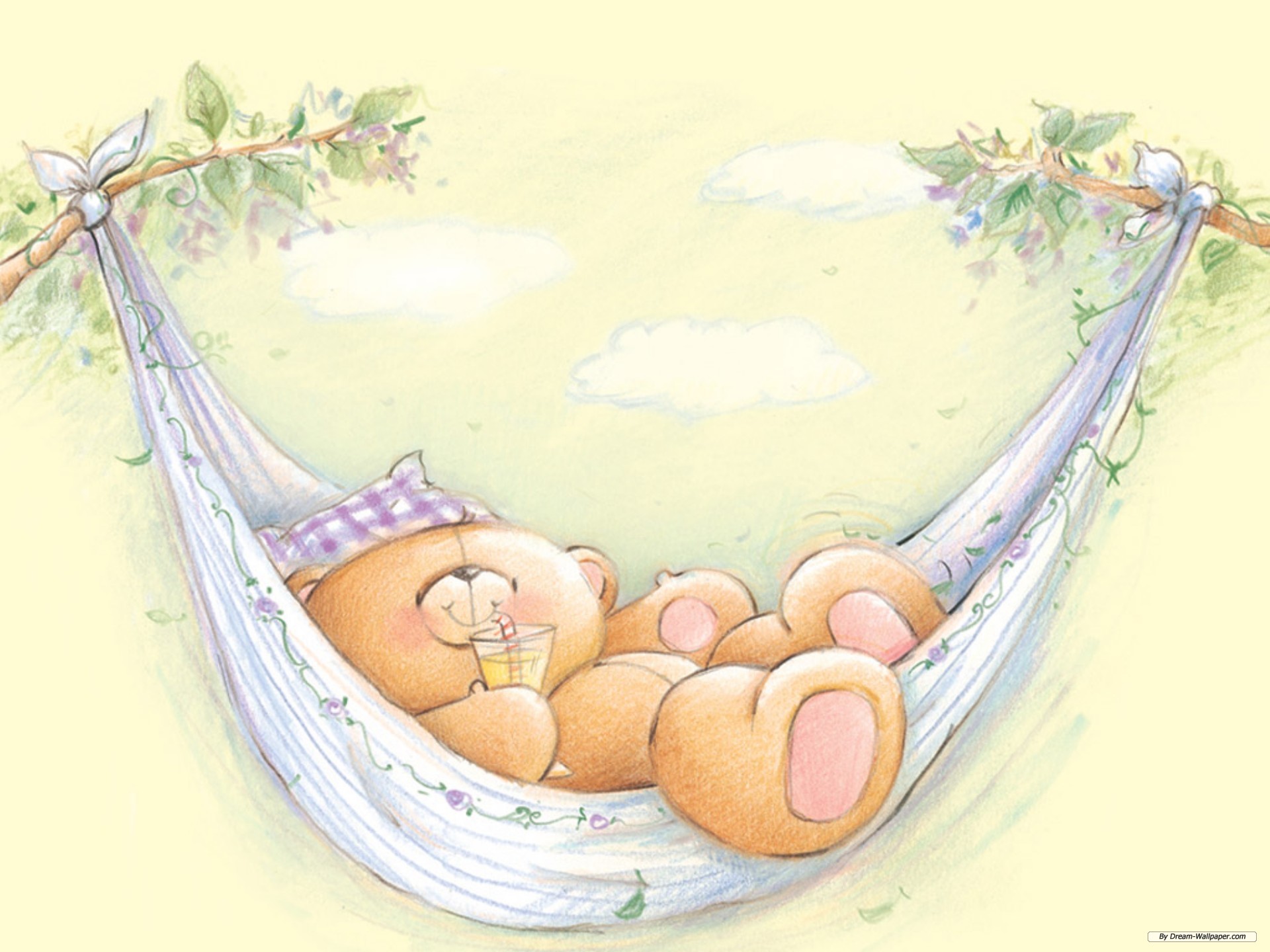 Free Cartoon Wallpaper - Forever Friends Relax - HD Wallpaper 