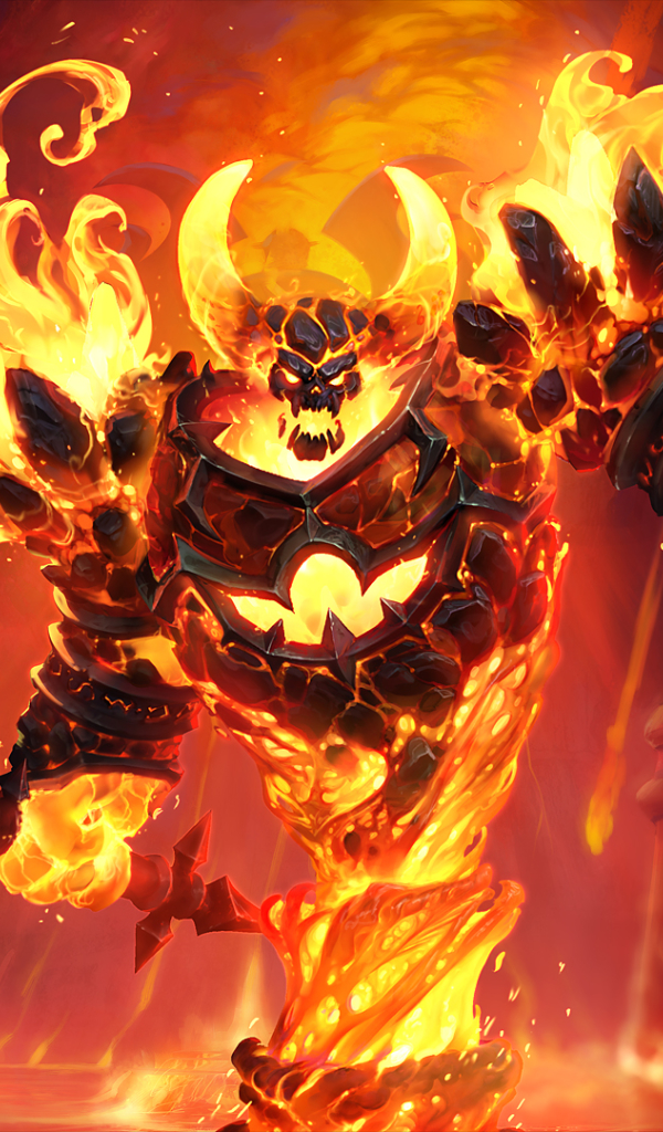 Ragnaros Art - 600x1024 Wallpaper - teahub.io