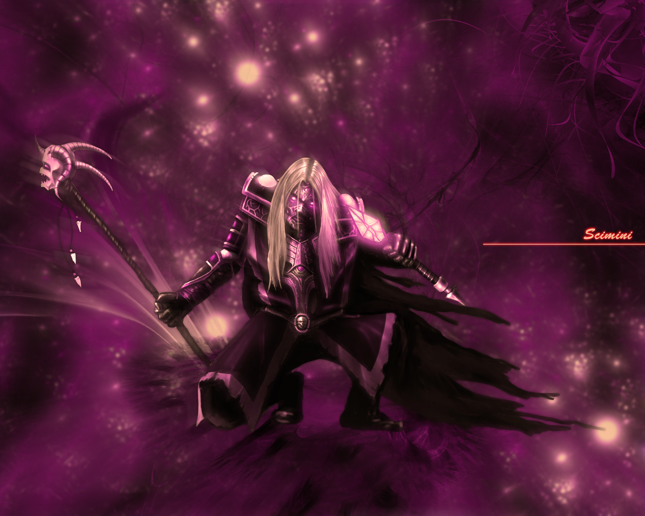 Wow Shadow Priest Art - HD Wallpaper 