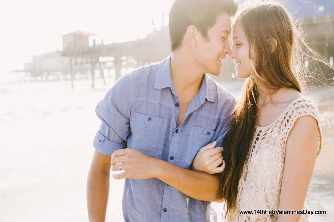 Cute Happy Couple Image - Girlfriend And Boyfriend Image Love Hd - HD Wallpaper 