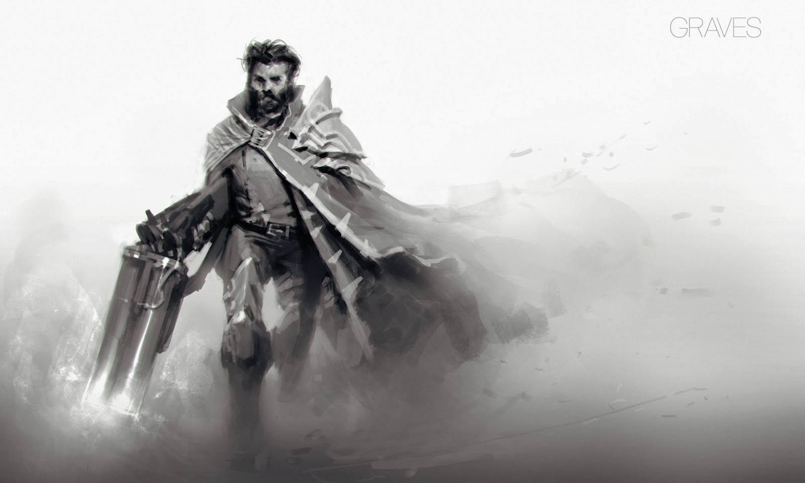 Graves League Of Legends Wallpaper, Graves Desktop - Graves League Of Legends - HD Wallpaper 