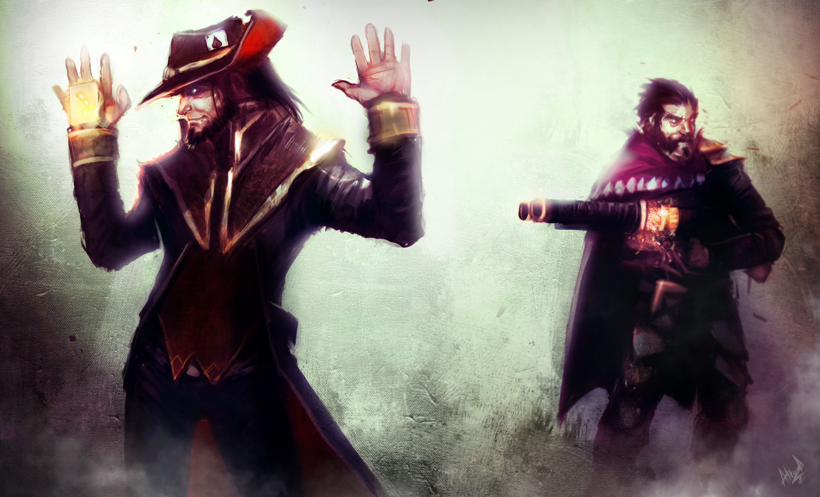 Lol Twisted Fate Fan Art - HD Wallpaper 