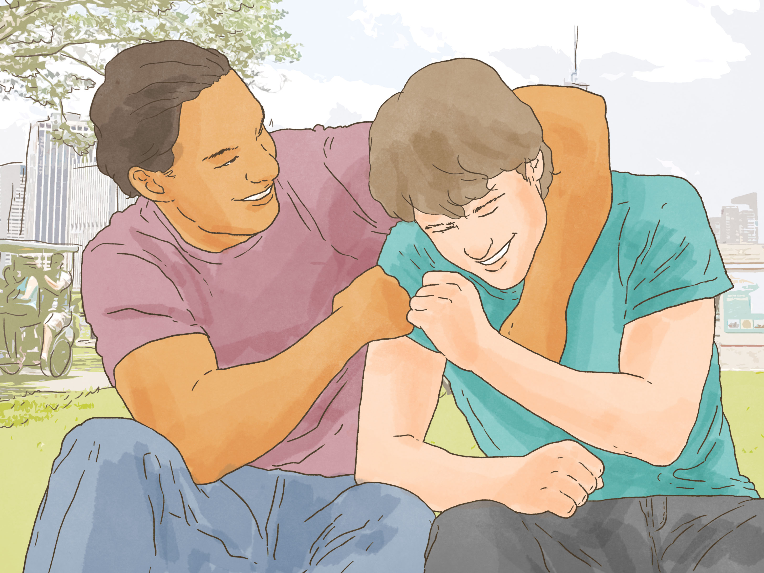 Image Titled Make Friends In School When You Are Extremely - Sitting - HD Wallpaper 