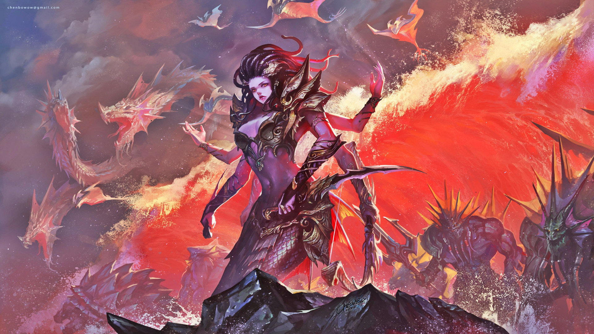 Warcraft Naga - HD Wallpaper 