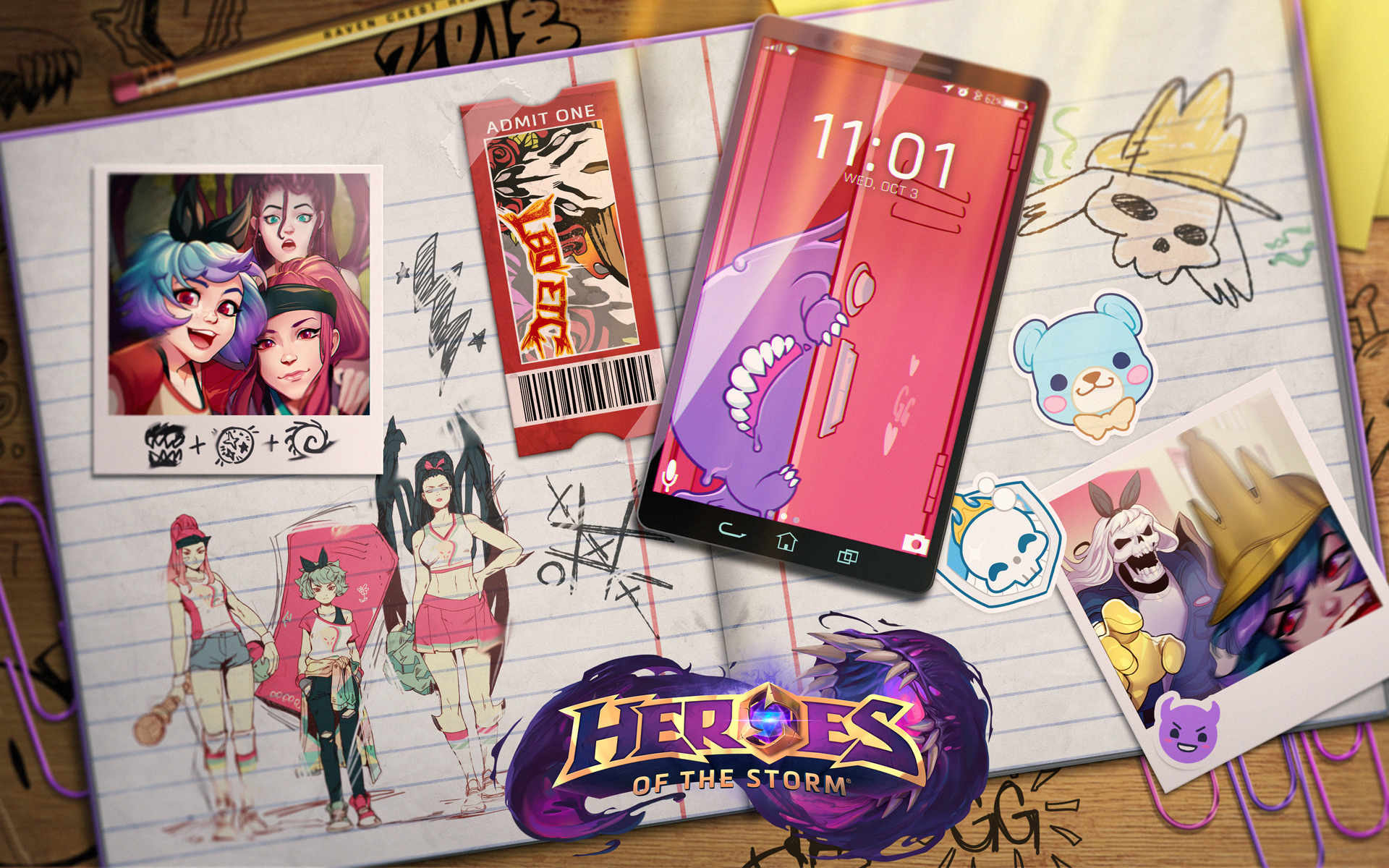 Orphea Heroes Of The Storm - HD Wallpaper 