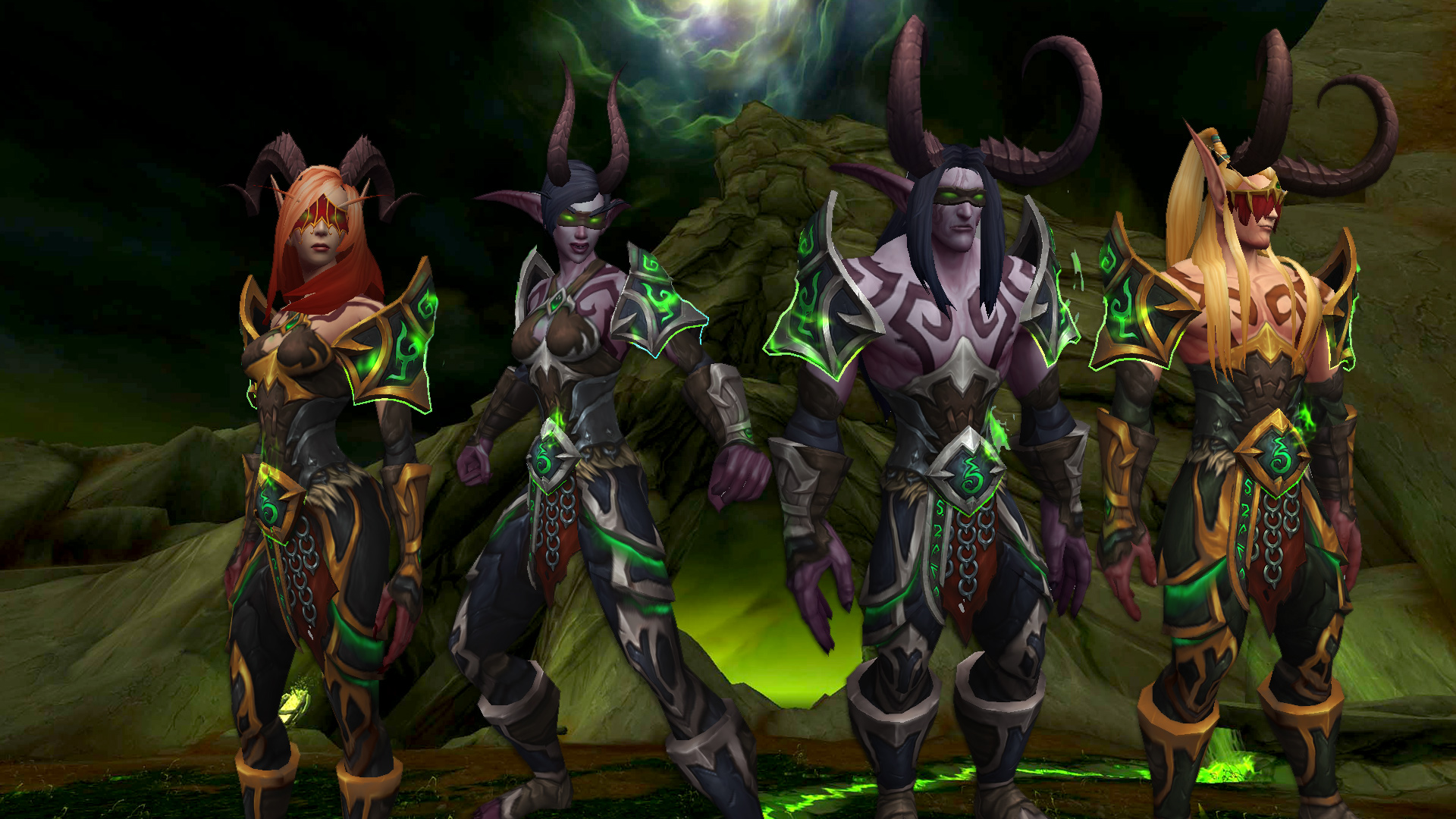 Demon Hunter Online - World Of Warcraft - HD Wallpaper 