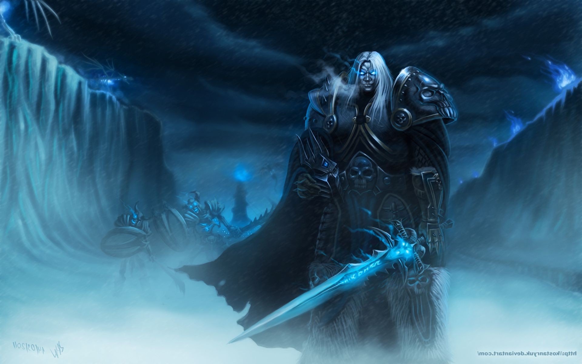 Massive Online Games Science Illustration Art Motion - World Of Warcraft Wallpaper Arthas - HD Wallpaper 