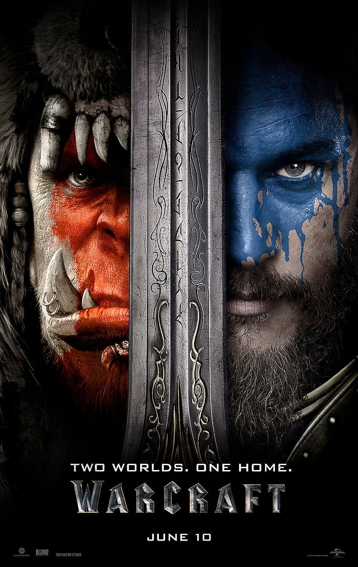 Warcraft Movie Warcraft Wow Movie Movie Poster Alliance - HD Wallpaper 