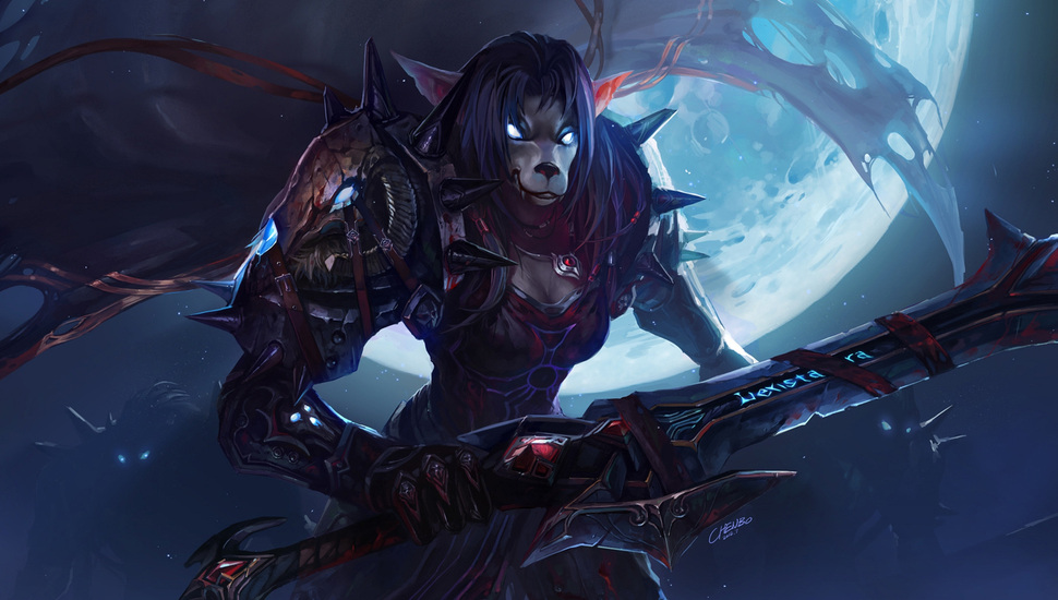 Worgen, Wow, Warrior, Blood, World Of Warcraft, Armor, - Wow Worgen - HD Wallpaper 