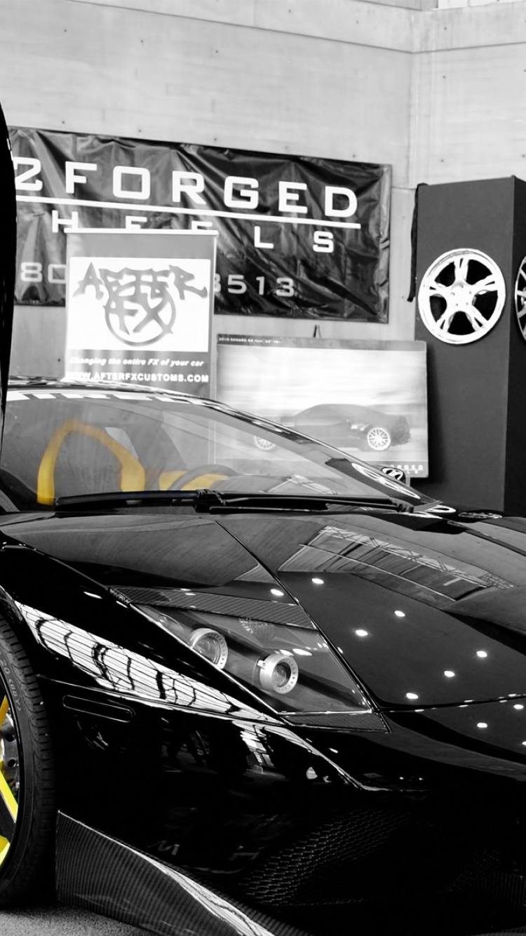 Bf Performance Lamborghini Murcielago Lp640 D2 Forged - Black And Yellow Lamborghini Murcielago - HD Wallpaper 