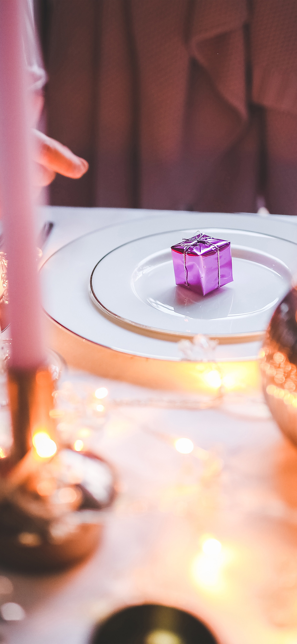 Com Apple Iphone Wallpaper Nd35 Party Holiday Present - Purple Love Wallpaper For Iphone X - HD Wallpaper 