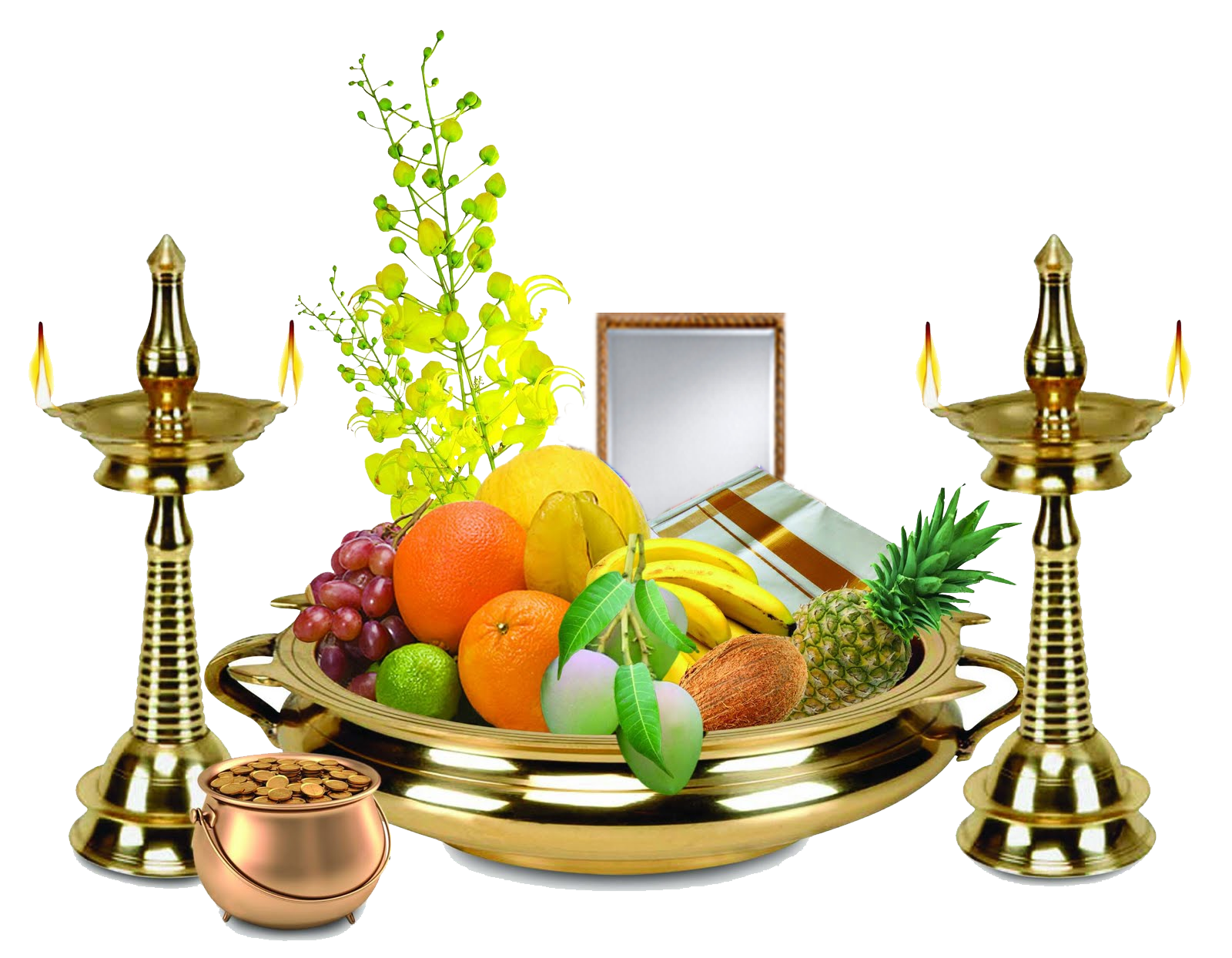 Malayalam Happy Vishu 2019 - HD Wallpaper 