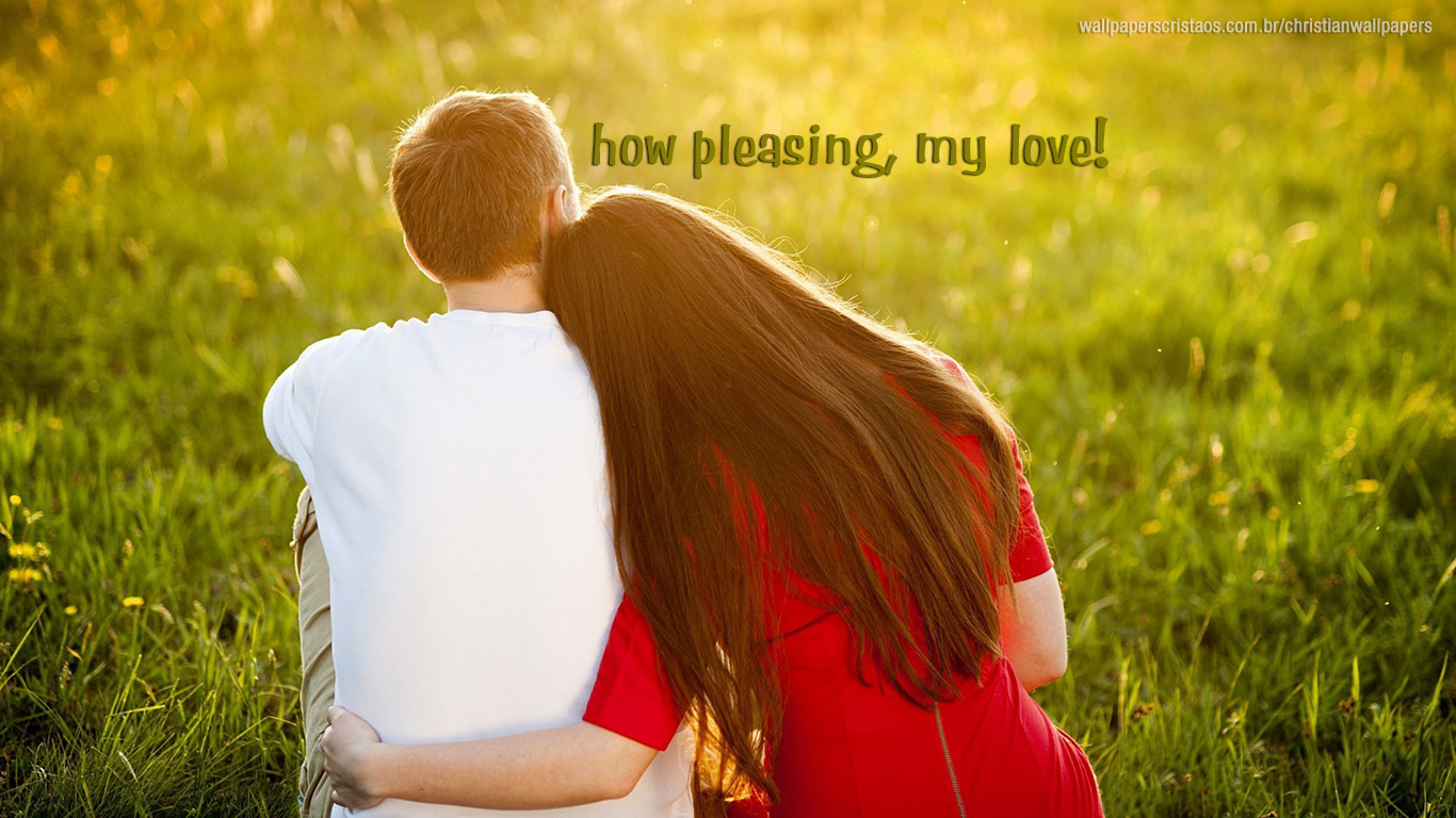 How Pleasing My Love Couple Christian Wallpaper Hd - Couple Cover Photo For Fb Hd - HD Wallpaper 