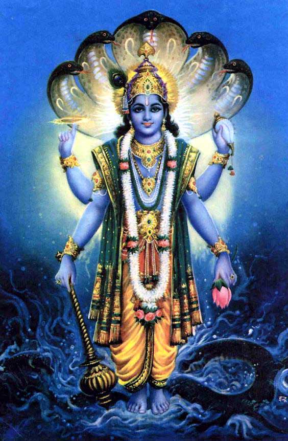 Best 50 Lord Vishnu Images God Vishnu Pictures Hindu - Vishnu Blue - HD Wallpaper 