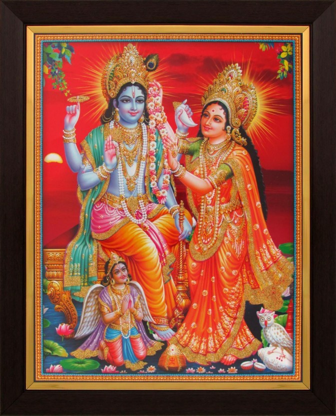 Lakshmi Vishnu Ki - HD Wallpaper 