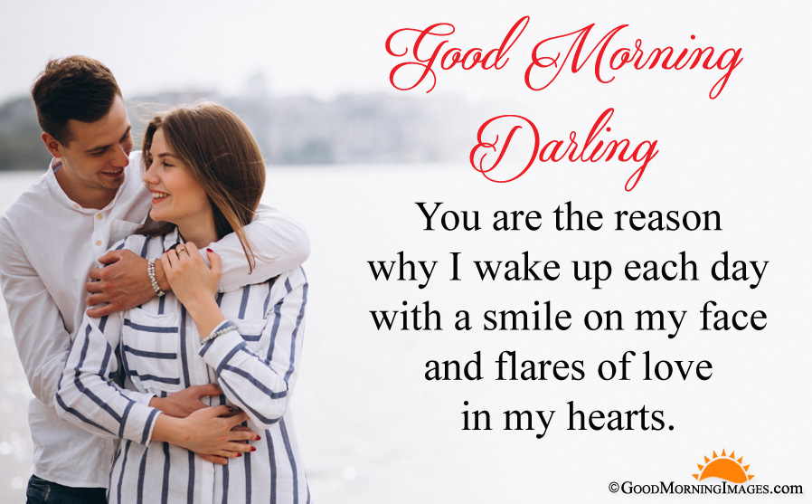 Good Morning Darling Message For Boyfriend With Hd - 1st Love Anniversary Celebrations - HD Wallpaper 