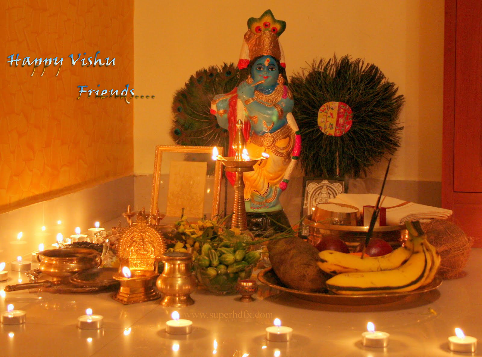 Vishu Special Hd Wallpapers - Happy Vishu - HD Wallpaper 
