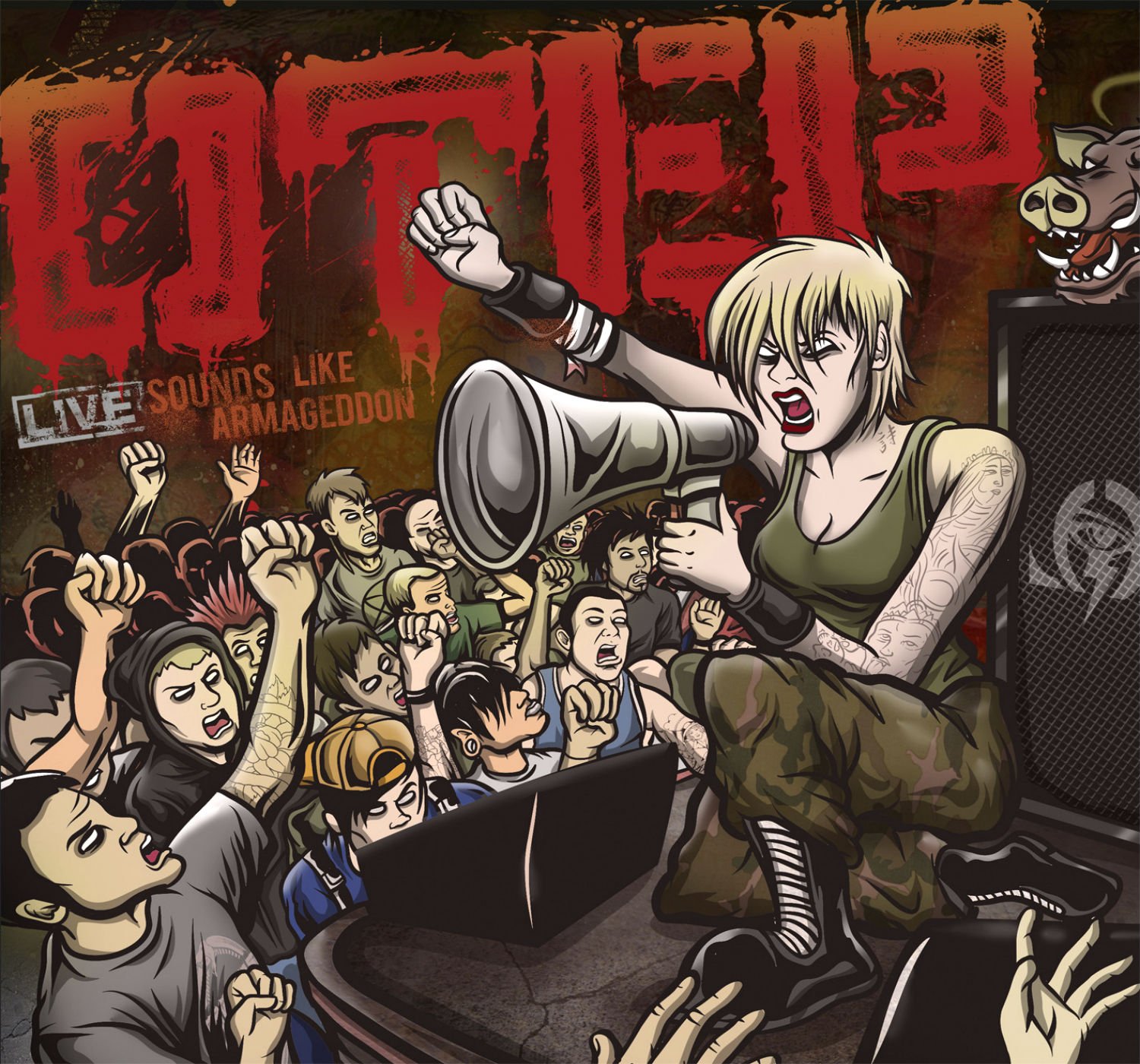 Otep Nu-metal Heavy Metal Poster Concert Gf Wallpaper - Otep Sounds Like Armageddon - HD Wallpaper 