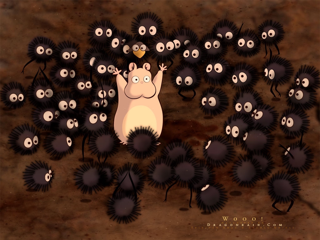 pix Spirited Away Wallpaper Soot Sprite baby spirited away characters
