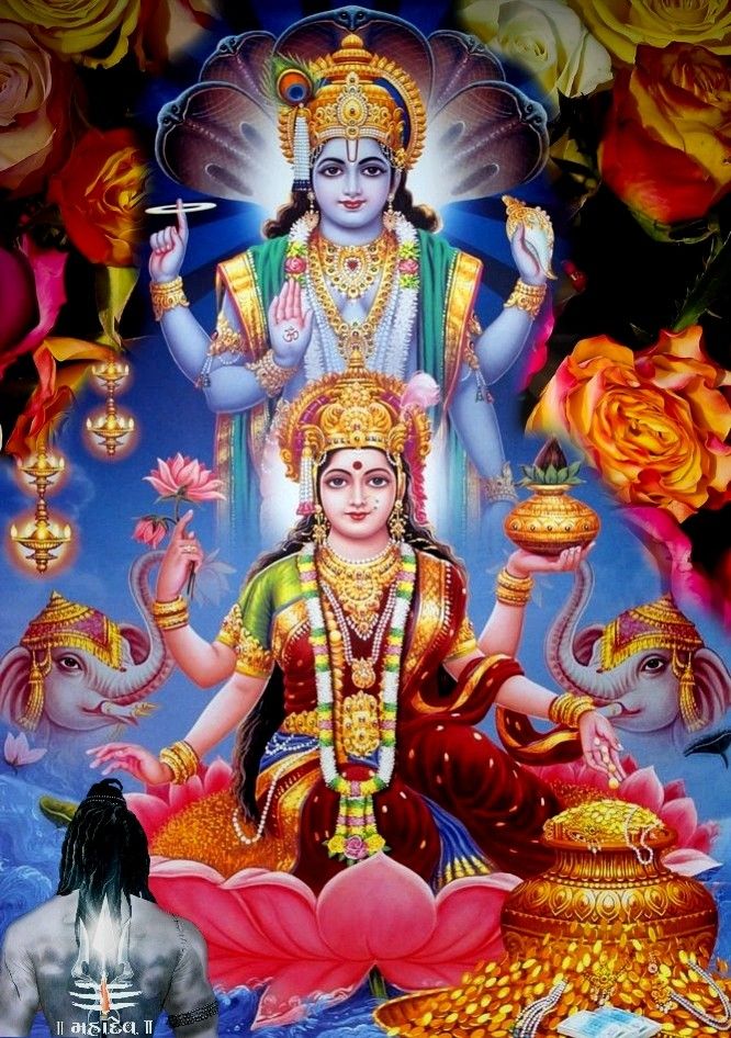 Laxmi Narayan God Hd - HD Wallpaper 