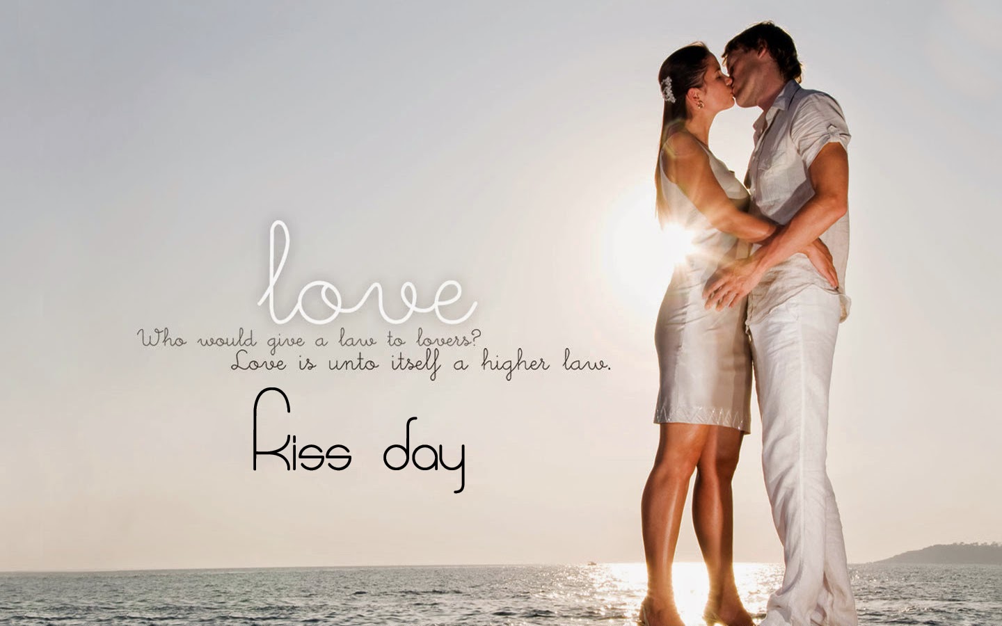 Happy Kiss Day Messages, Sms, Wallpapers For Boyfriend - Kiss Day Quotes For Husband - HD Wallpaper 