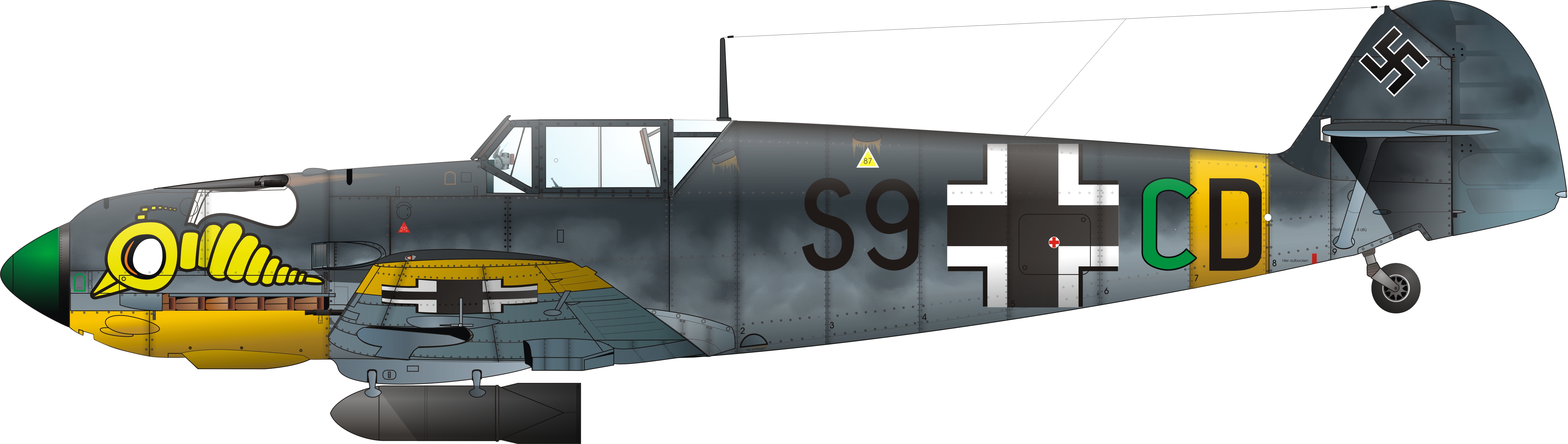 Messerschmitt Bf 109e7b Stab Iii - HD Wallpaper 