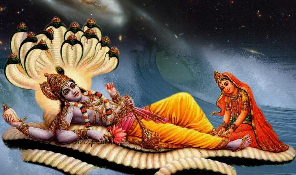 Lord Vishnu In Ksheer Sagar - Lord Vishnu And Brahma - 1024x605 Wallpaper - Lord Vishnu In Ksheer Sagar - Lord Vishnu And Brahma - 1024x605 Wallpaper -