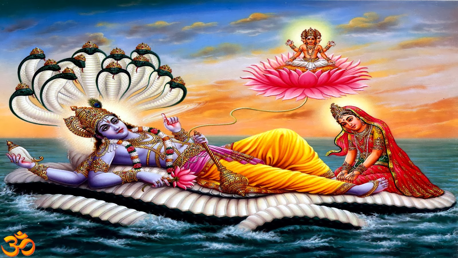 Letest Hd Lord Vishnu Wallpaper - Lord Vishnu - HD Wallpaper 