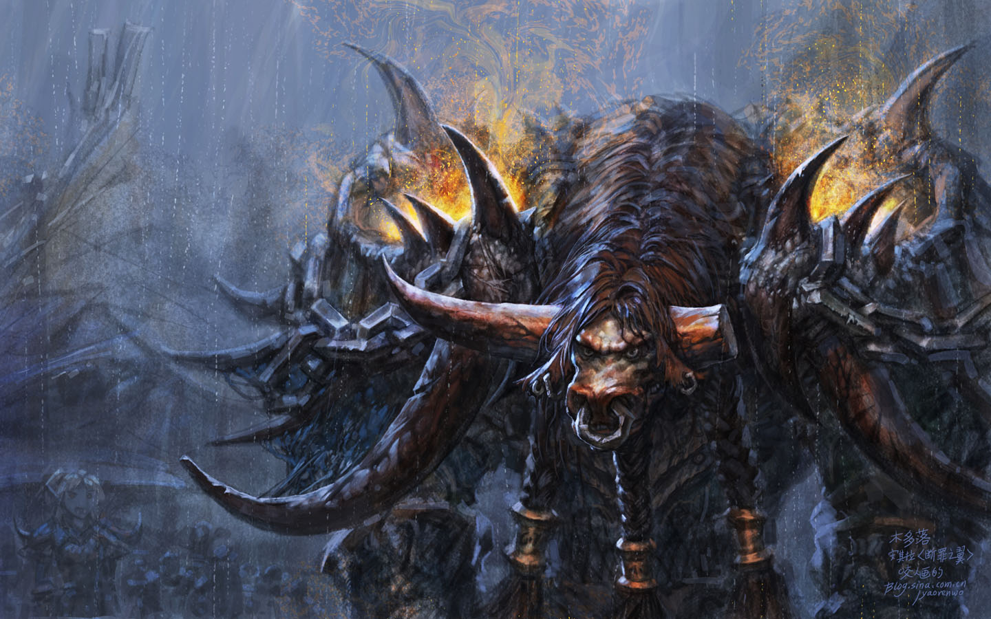 World Of Warcraft Wallpaper Tauren - HD Wallpaper 
