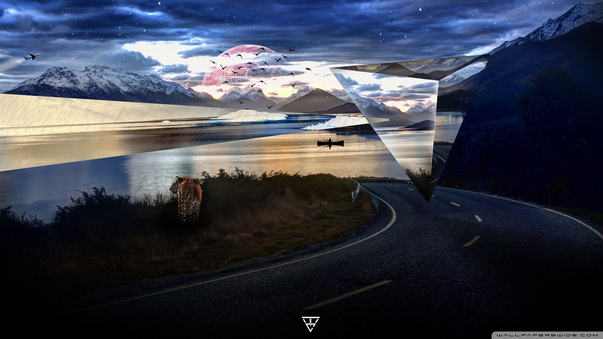 Landscapes With Roads - HD Wallpaper 