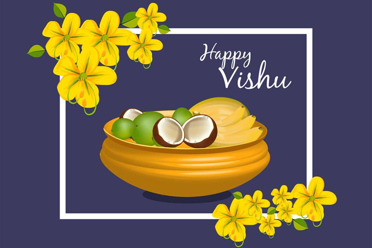 Happy Vishu 2019, Vishu 2019, Vishu, Kerala, Kerala - Vishu Greetings - HD Wallpaper 