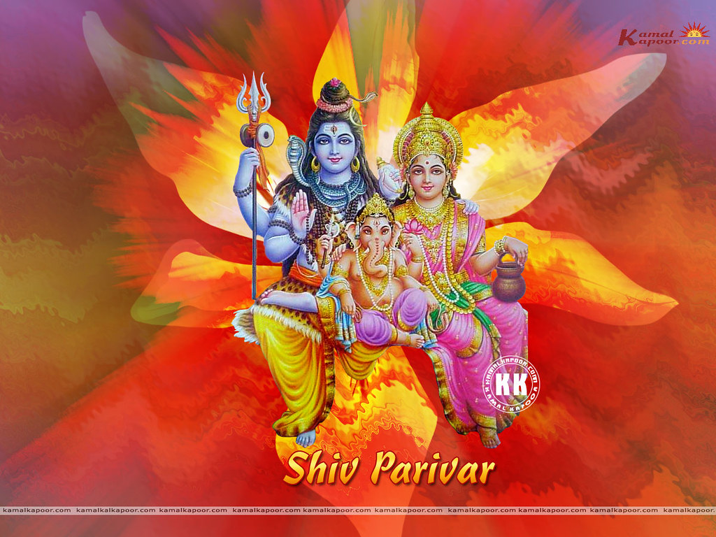 High Resolution Shiv Ji Parivar - HD Wallpaper 