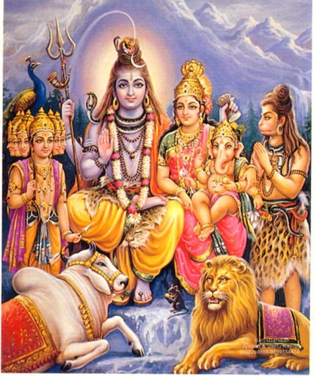 Vishnu Lakshmi Wallpaper - Bhole Baba With Family - 641x768 Wallpaper -  