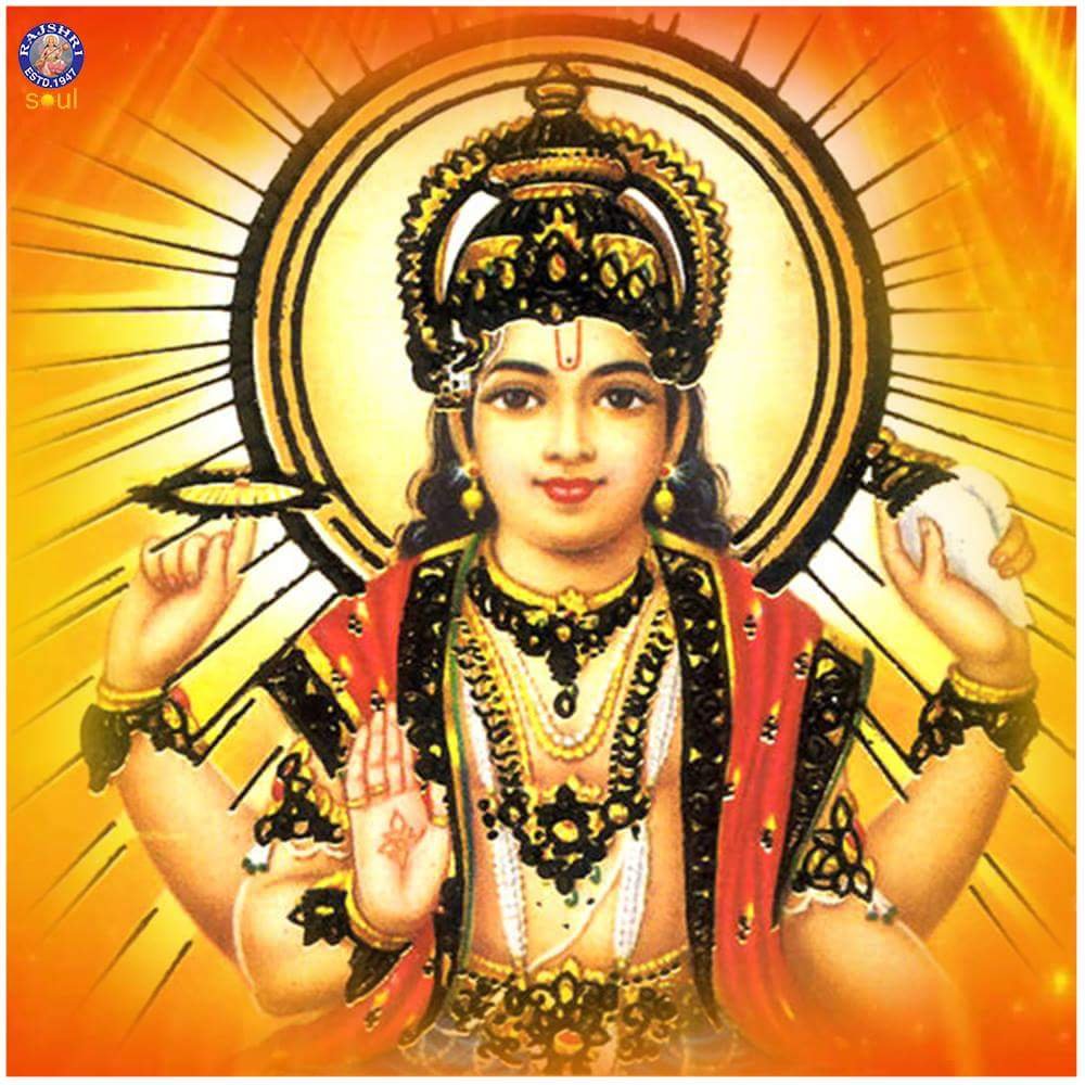 Lord Vishnu Of India - HD Wallpaper 