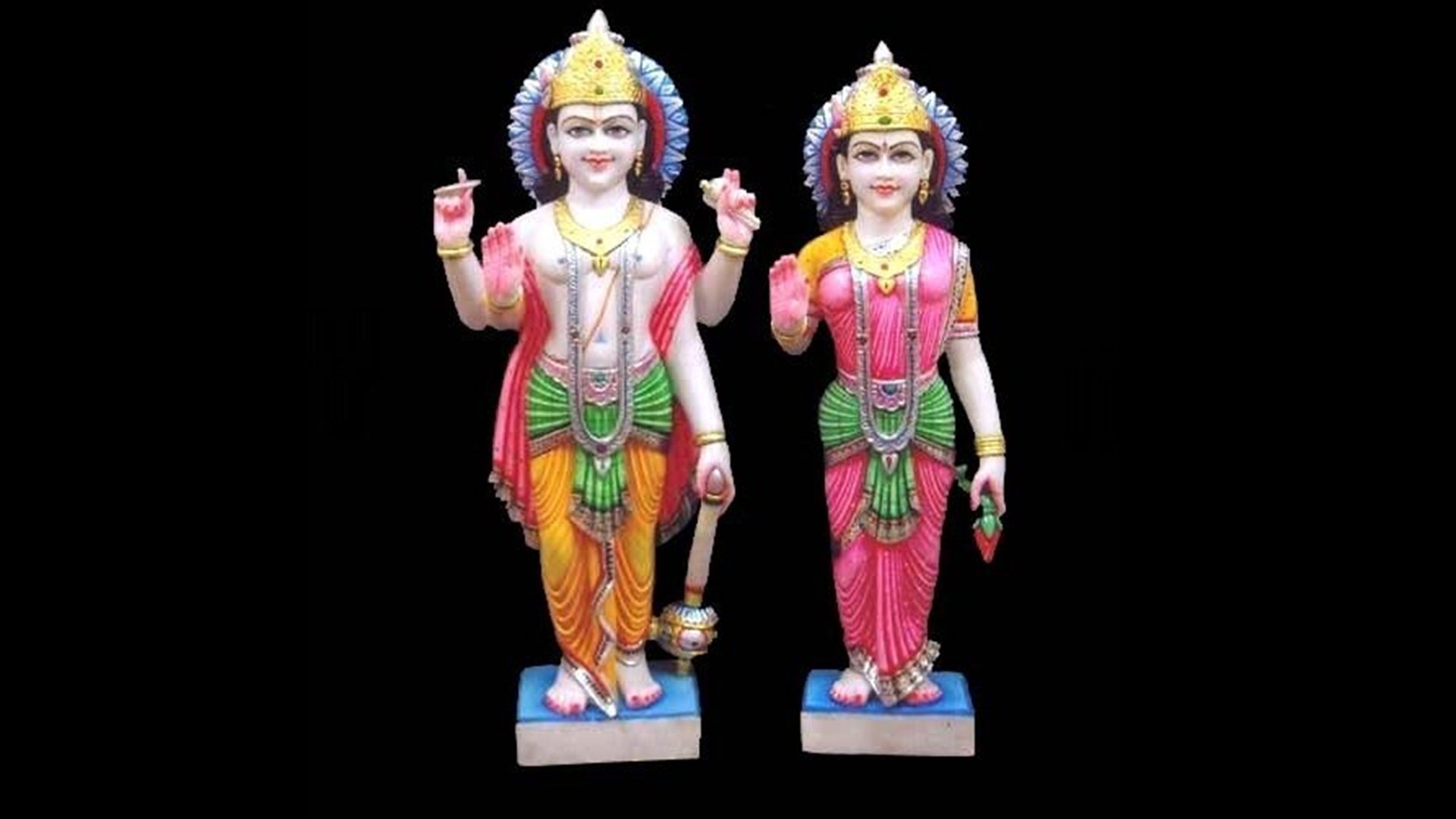 Vishnu Lakshmi Hd - HD Wallpaper 