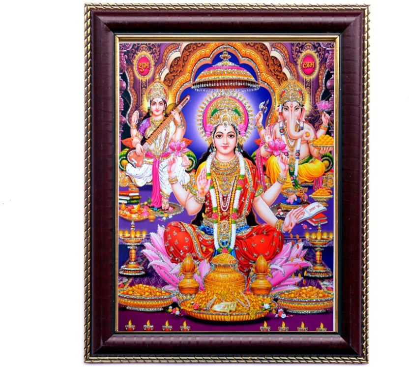 Ma Lakshmi Ganesh Saraswati - 832x746 Wallpaper 