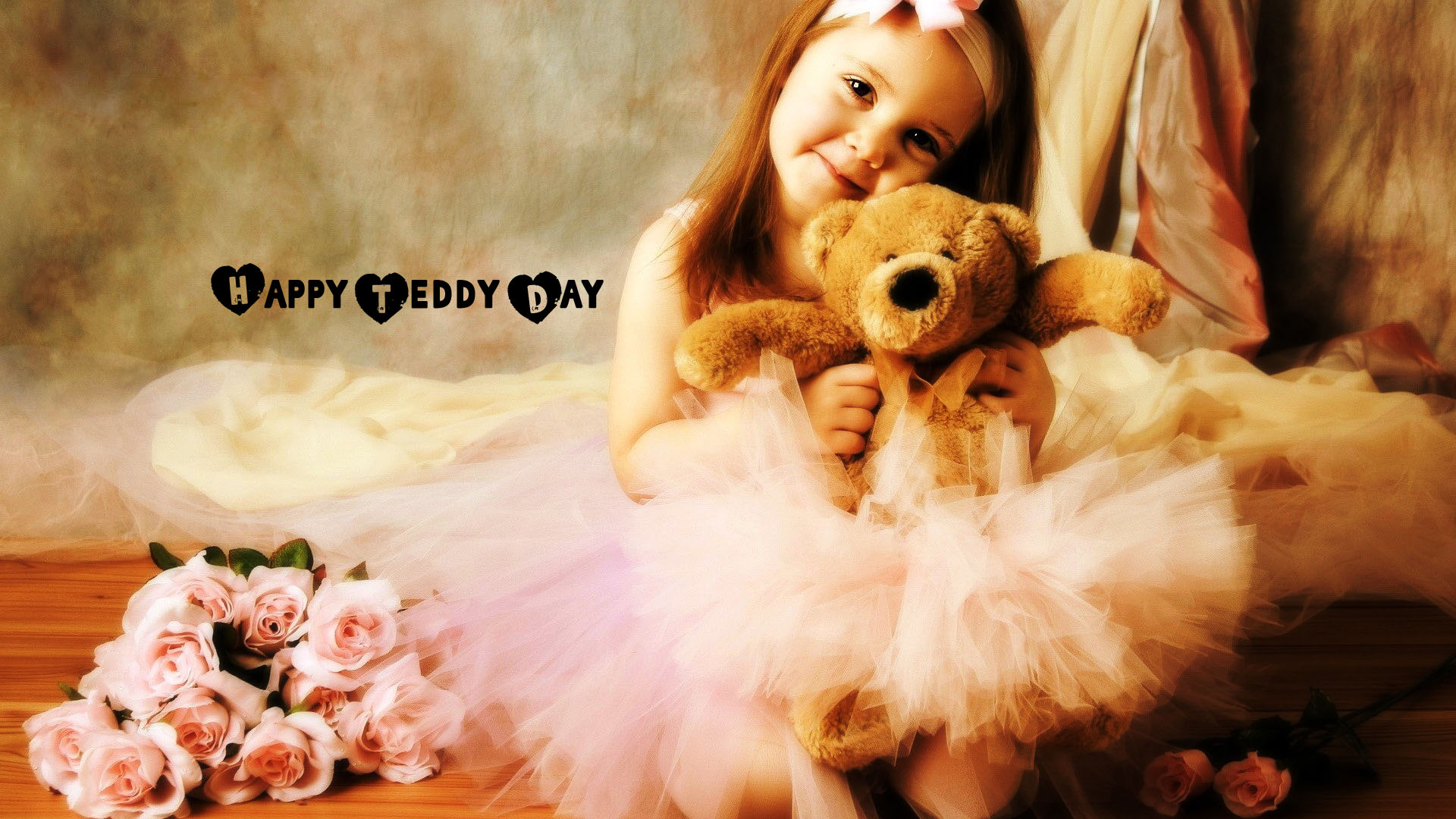 Happy Teddy Day Hd - HD Wallpaper 