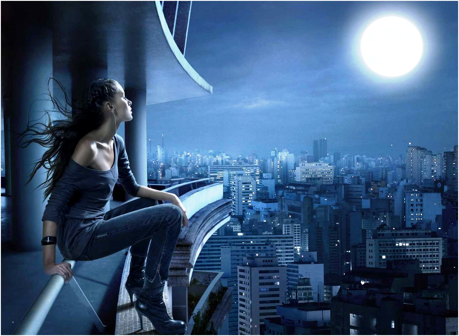 Best Whatsapp Wallpaper Hd New Best Good Night Hd 3d - Lonely Girl At Night - 1573x1154 Wallpaper Best Whatsapp Wallpaper Hd New Best Good Night Hd 3d - Lonely Girl At Night - 1573x1154 Wallpaper