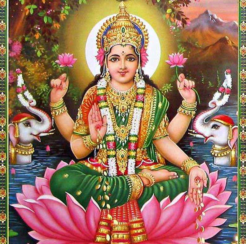 Lakshmi Ji Images - Good Morning Laxmi Mata - HD Wallpaper 